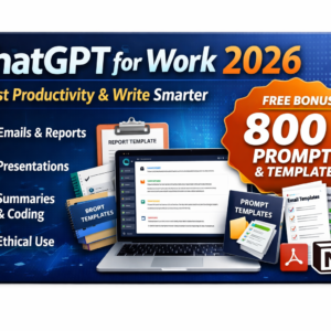 ChatGPT for Work 2026: Ethical Productivity Masterclass + FREE 800 Prompts